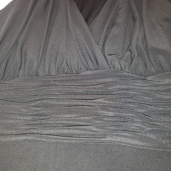 Jones Studio Black Halter Cocktail Dress - 22w - Picture 4 of 7